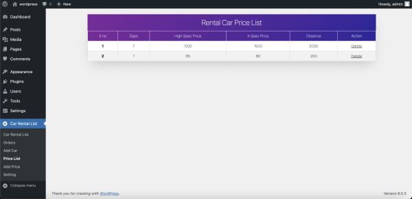 How to Set Up a Car Rental System Plugin Without WooCommerce - Furqanhussain.com