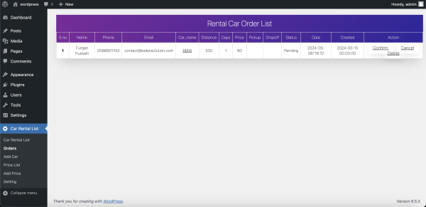 How to Set Up a Car Rental System Plugin Without WooCommerce - Furqanhussain.com